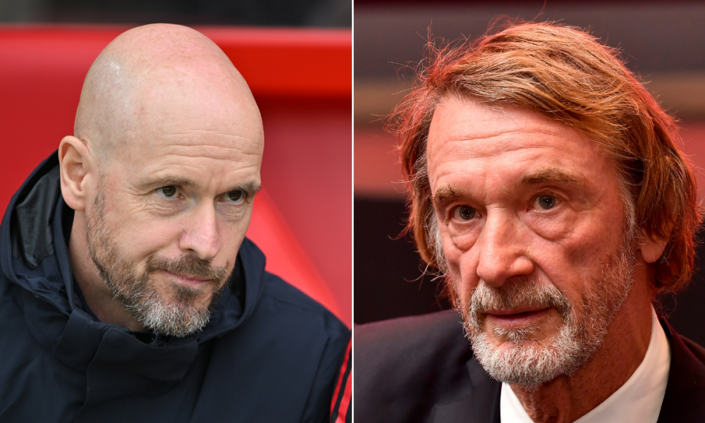 Sir Jim Ratcliffe and Erik ten Hag