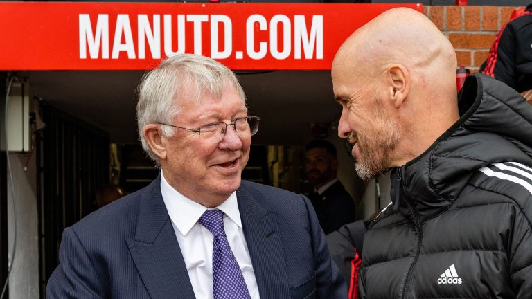 Sir Alex Ferguson and Erik ten Hag