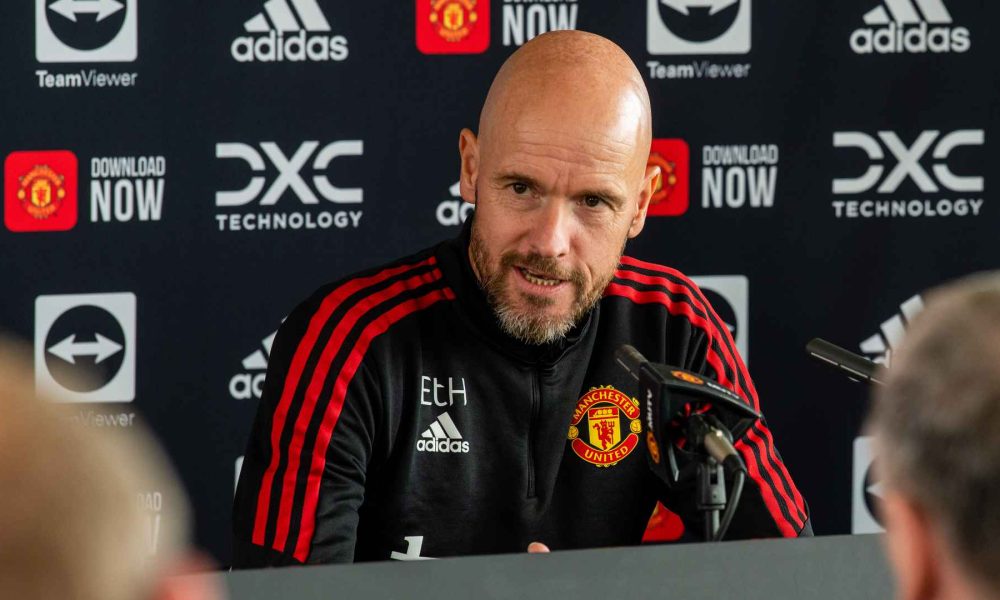 Erik ten Hag in press conference