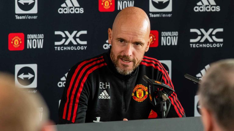 Erik ten Hag in press conference