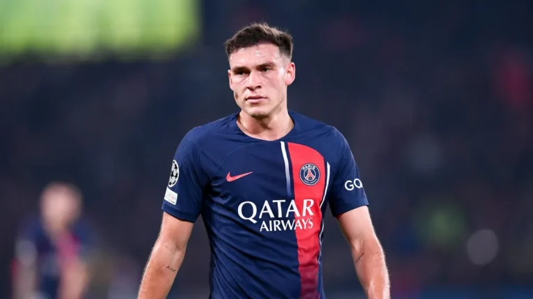 PSG player Manuel Ugarte