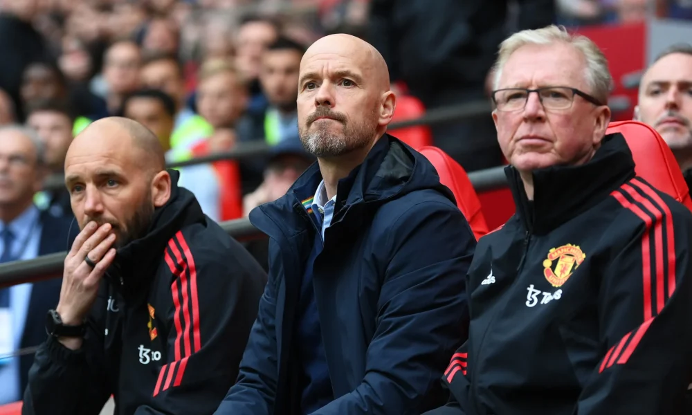 Mitchell van der Gaag, Erik ten Hag and Steve McClaren