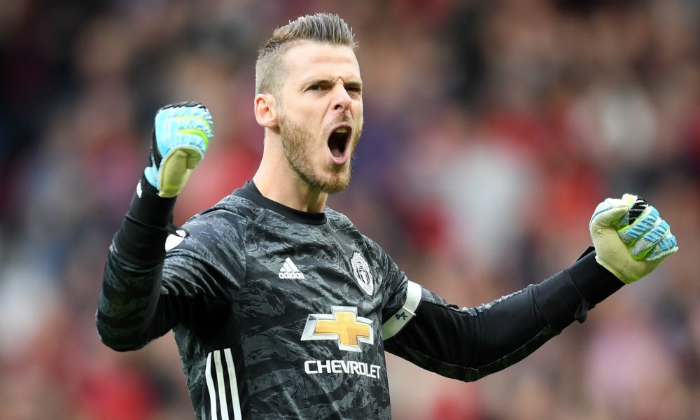 David de Gea celebrating Manchester United
