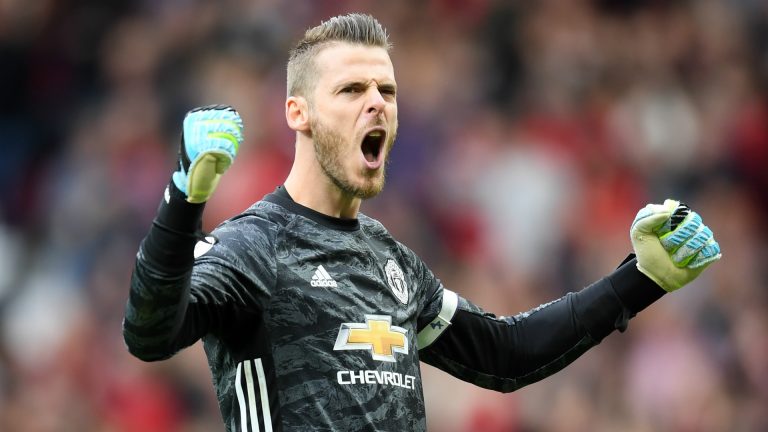 David de Gea celebrating Manchester United