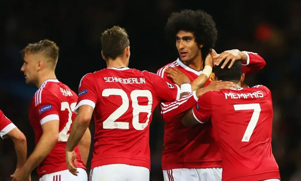 Morgan Schneiderlin Marouane Fellaini Memphis Depay