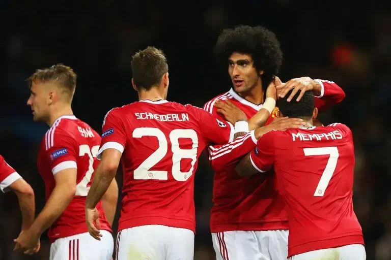 Morgan Schneiderlin Marouane Fellaini Memphis Depay