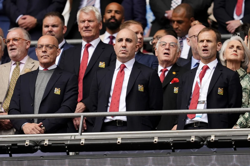 Manchester United executive committee members Omar Berrada Dan Ashworth