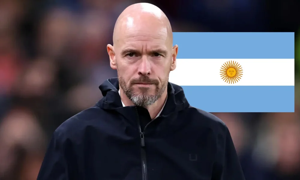 Erik ten Hag / Argentina flag