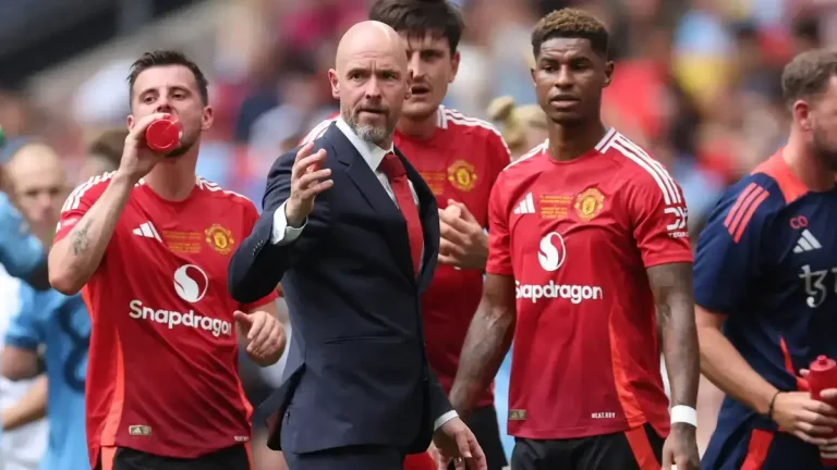 Manchester United Erik ten Hag Mason Mount Marcus Rashford Harry Maguire
