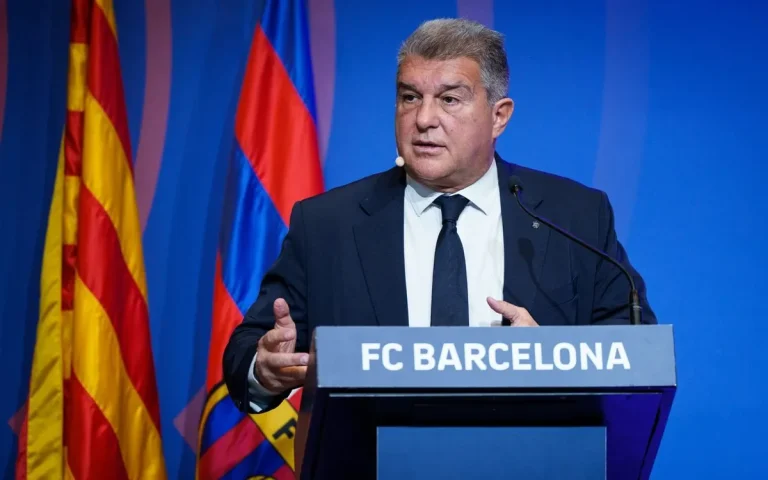 FC Barcelona president Joan Laporta