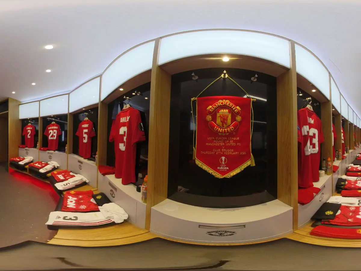 Manchester United dressing room