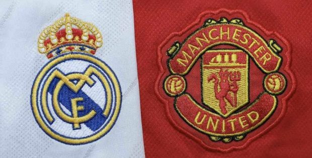 Real Madrid and Manchester United logo