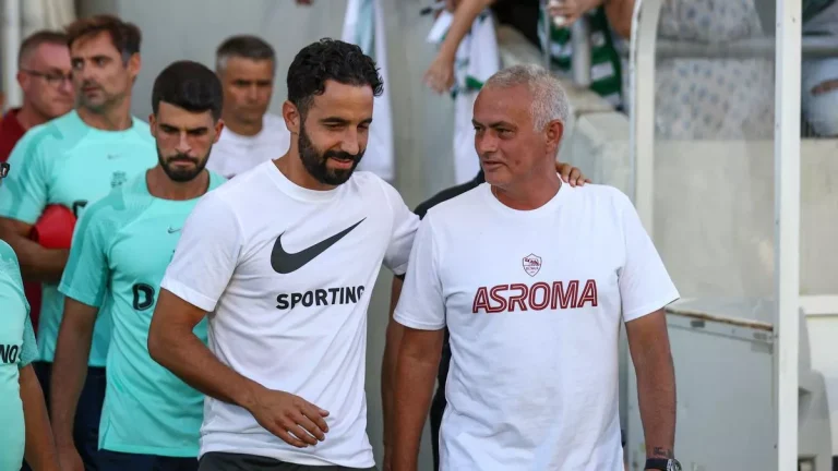Ruben Amorim and Jose Mourinho