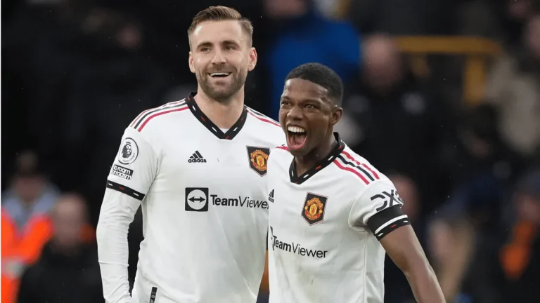 Luke Shaw and Tyrell Malacia