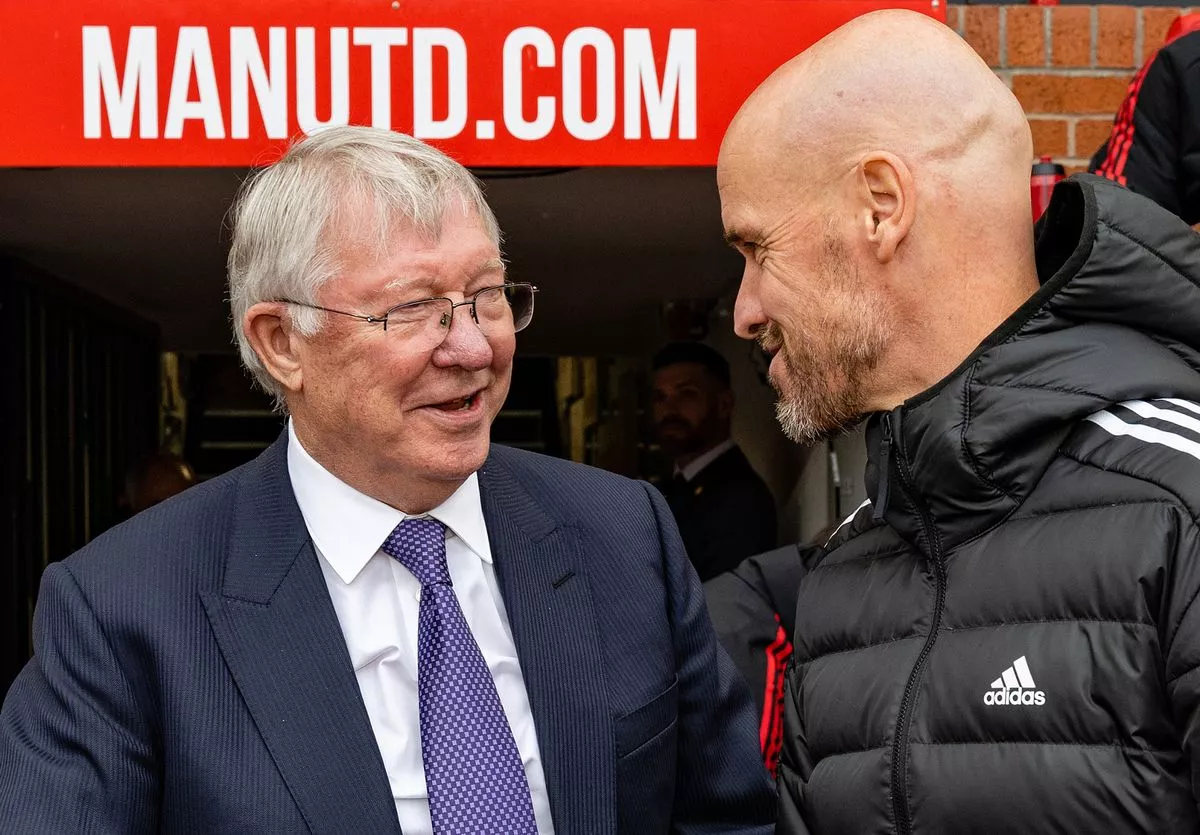 Sir Alex Ferguson and Erik ten Hag