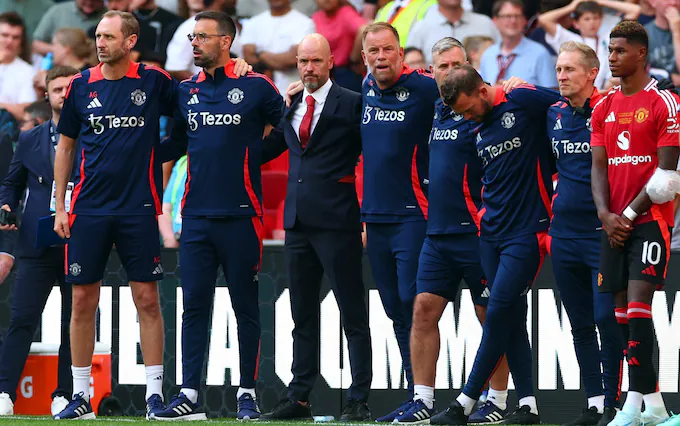 Erik ten Hag coaching staff at Manchester United