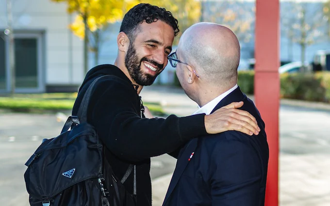Ruben Amorim and Omar Berrada