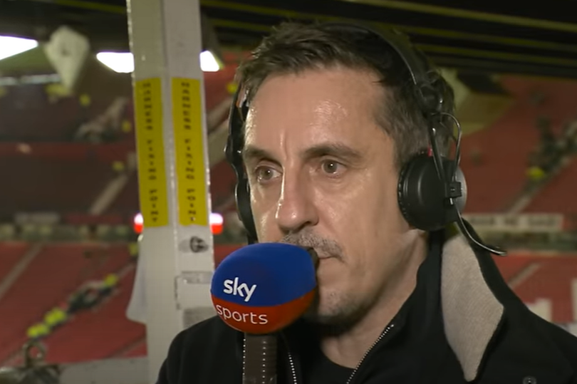 Gary Neville Sky Sports Manchester United