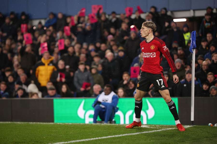 Alejandro Garnacho celebration