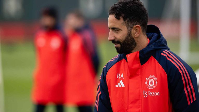 Ruben Amorim Manchester United training