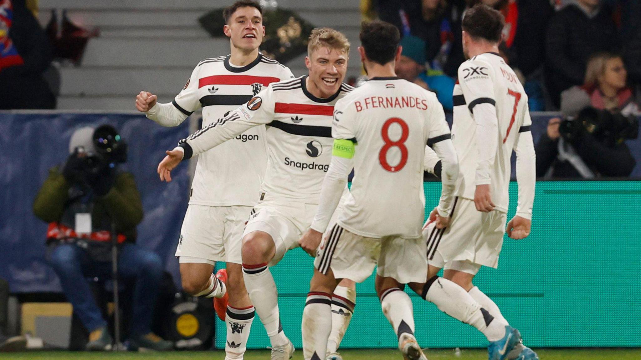 Rasmus Hojlund, Bruno Fernandes, Manuel Ugarte, Mason Mount