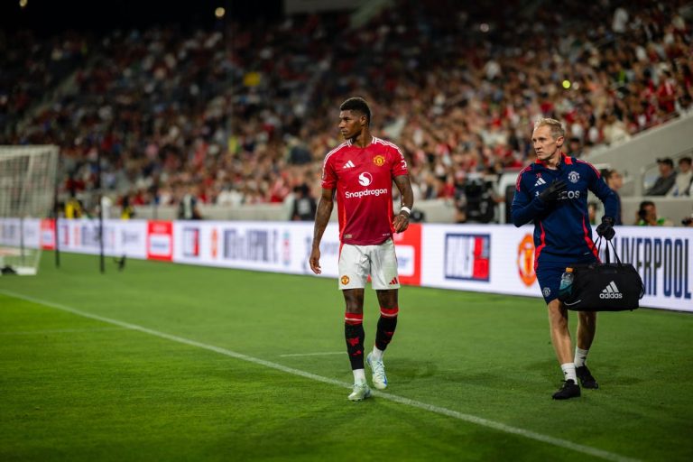Marcus Rashford sideline