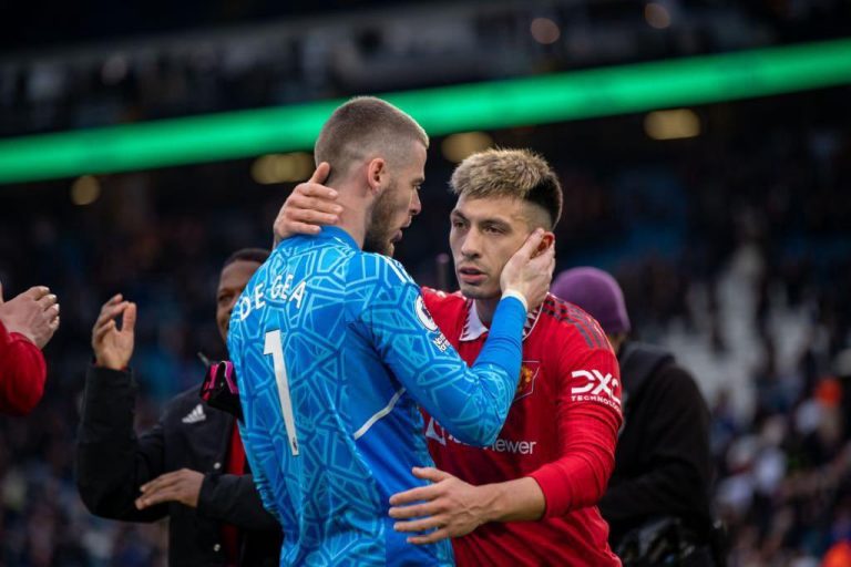 David de Gea and Lisandro Martinez