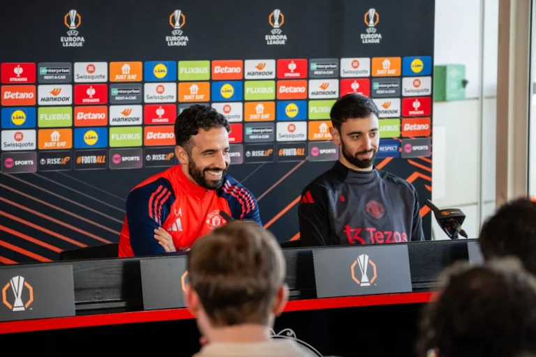 Bruno Fernandes Ruben Amorim Conference