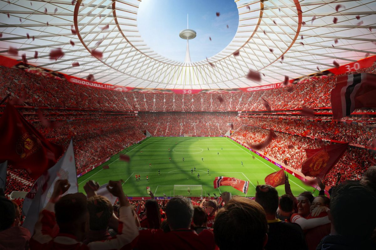 Manchester United new stadium inside
