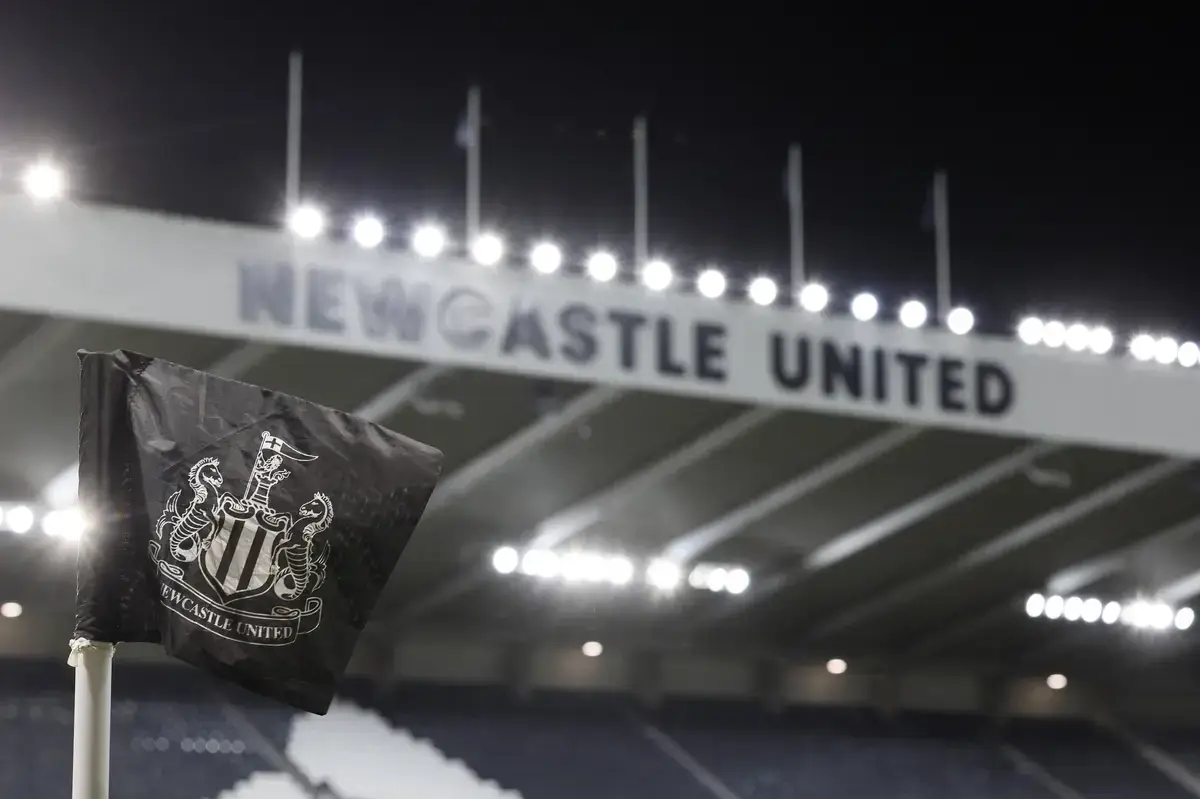 Newcastle United corner flag