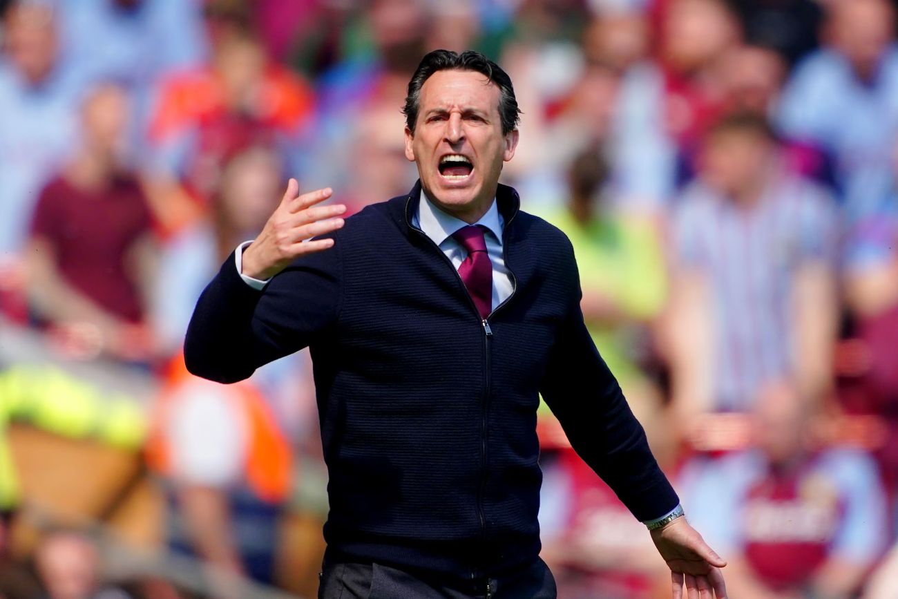 Unai Emery Aston Villa