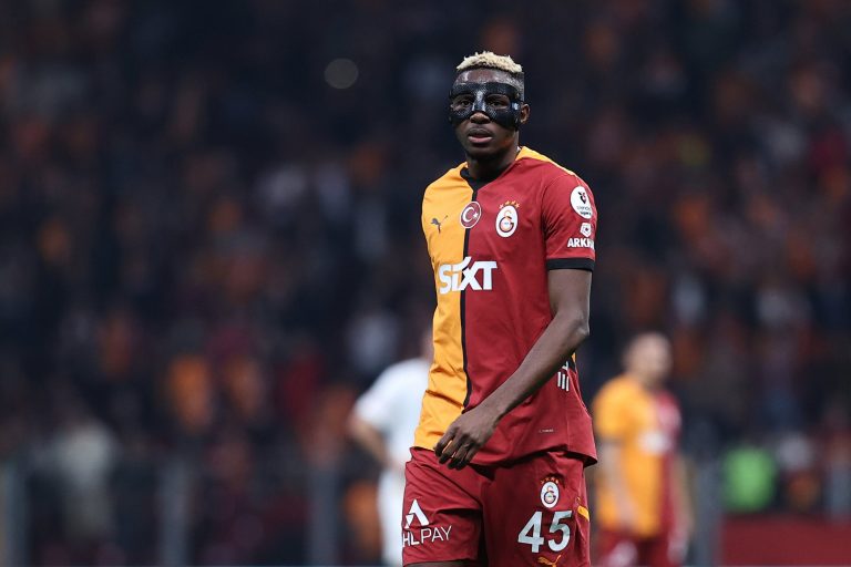 Victor Osimhen Galatasaray and Mask