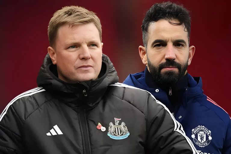 Eddie Howe - Newcastle Ruben Amorim - Manchester United