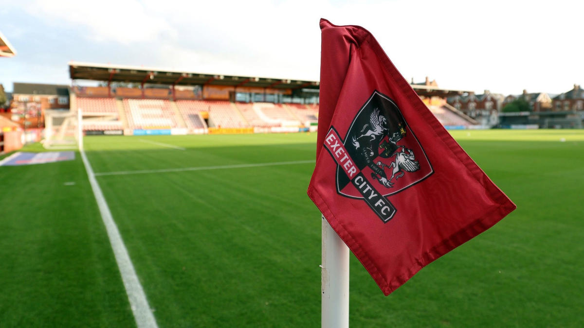 Exeter City corner flag