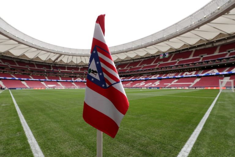 Atletico Madrid corner flag