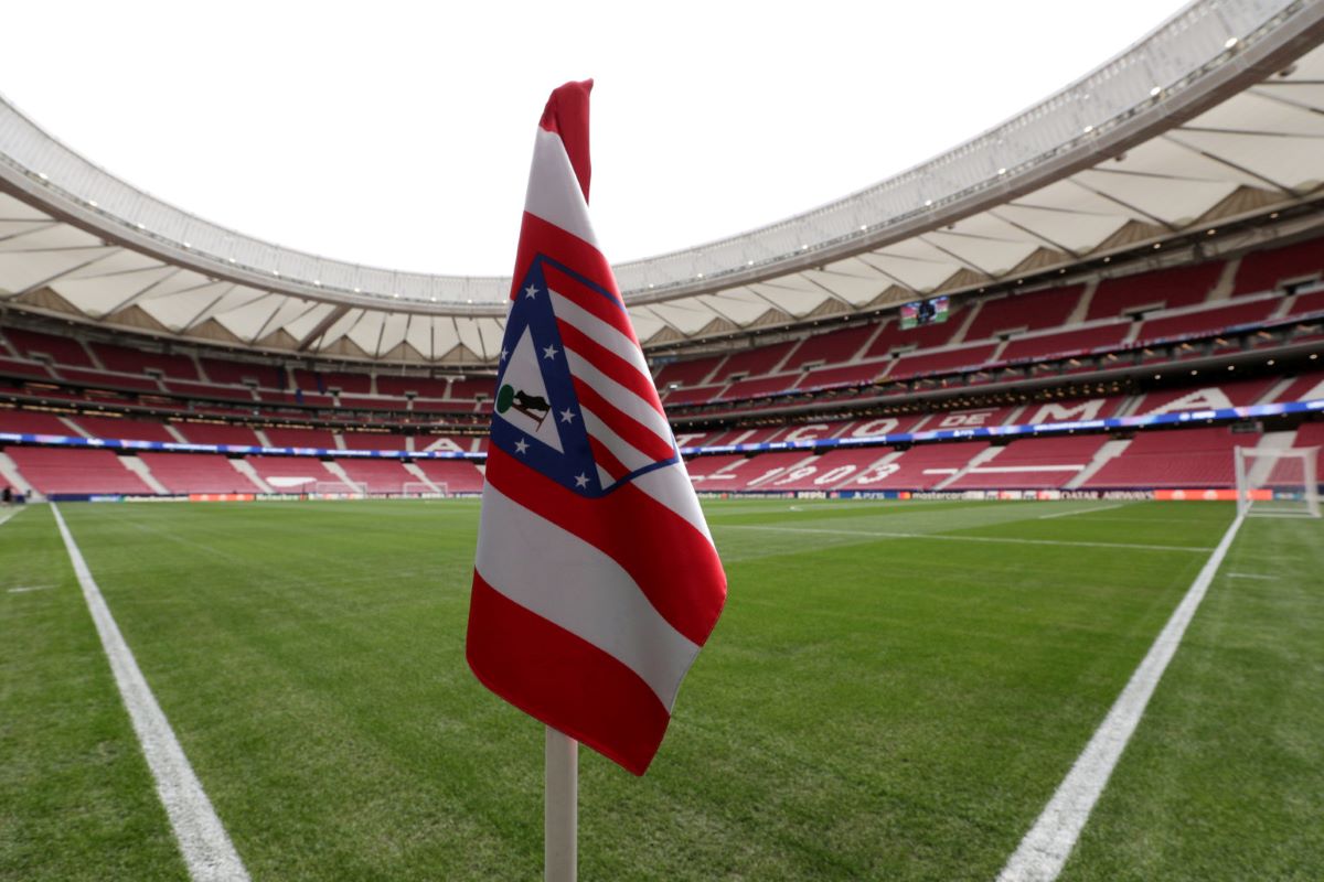 Atletico Madrid corner flag