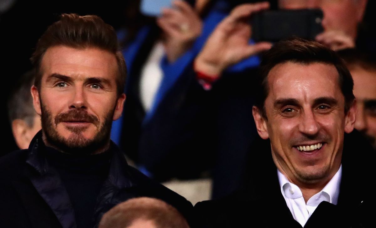 David Beckham and Gary Neville