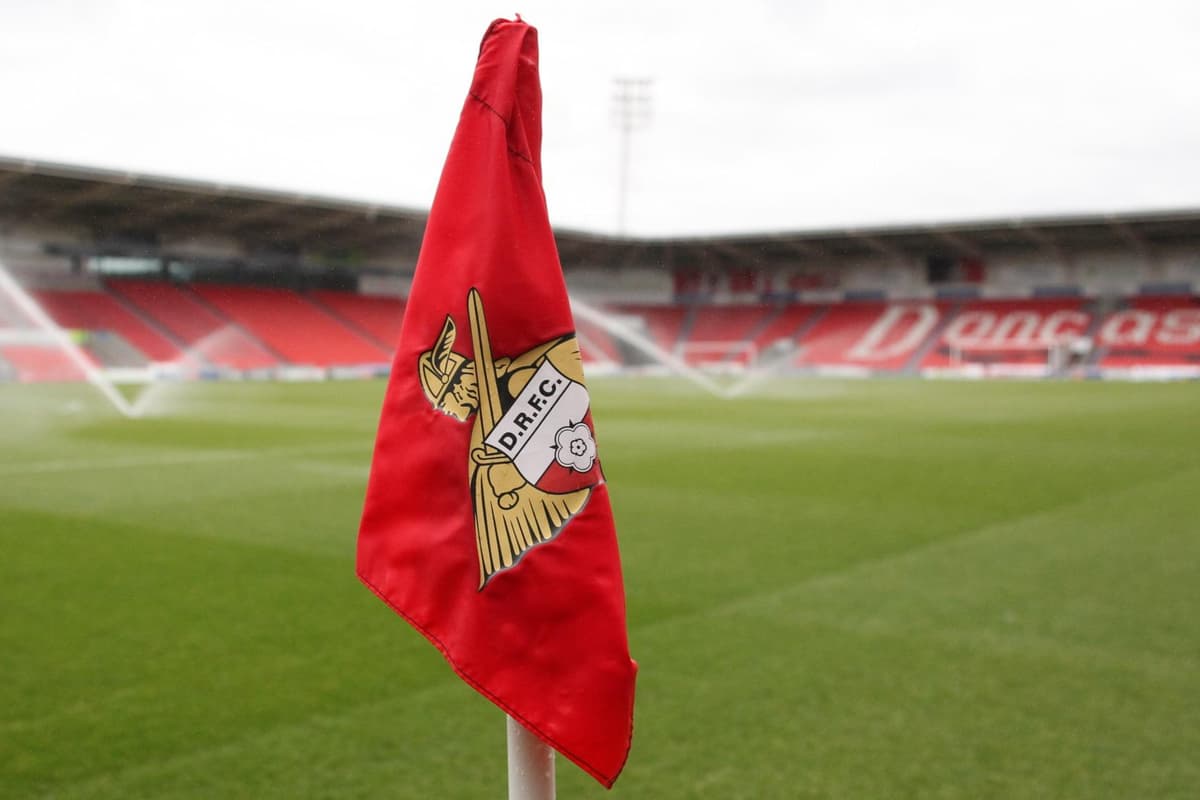 Doncaster Rovers corner flag