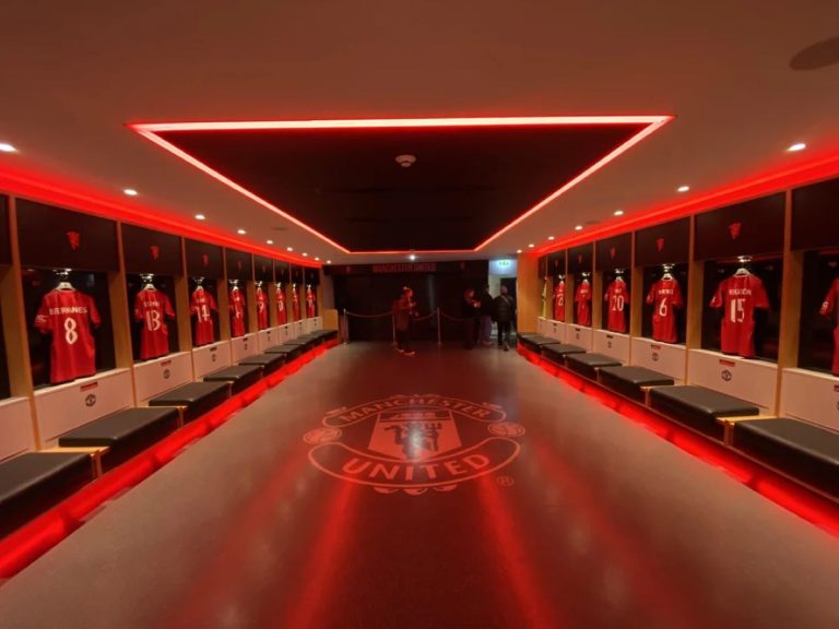 Manchester United dressing room
