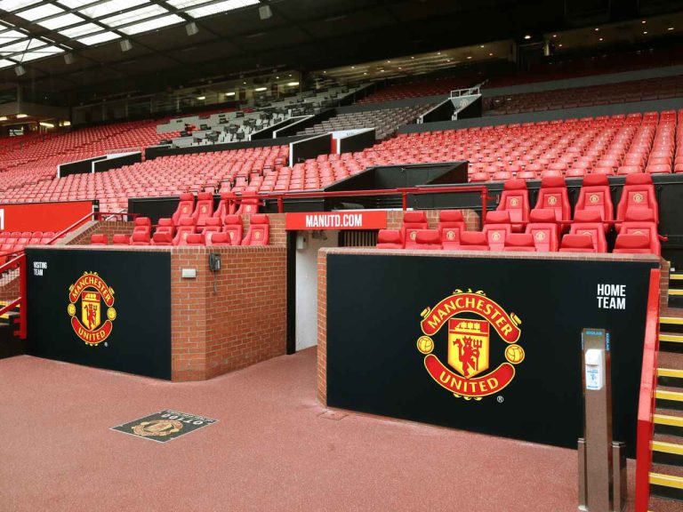 Manchester United Old Trafford Dugout