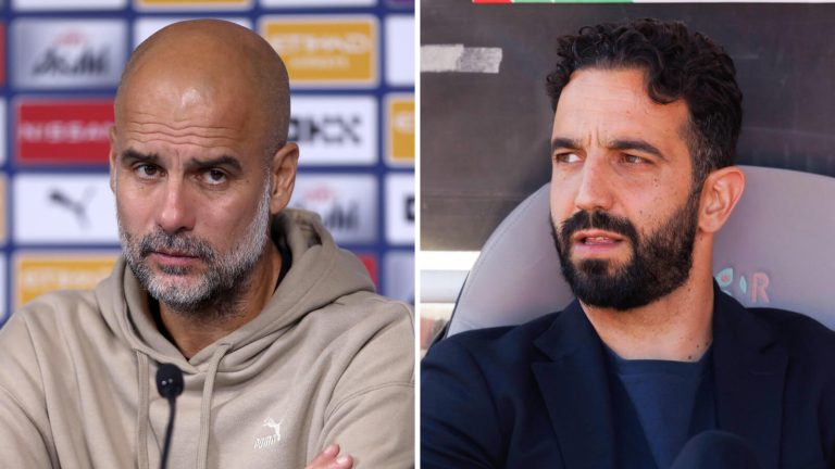 Pep Guardiola Ruben Amorim Manchester City