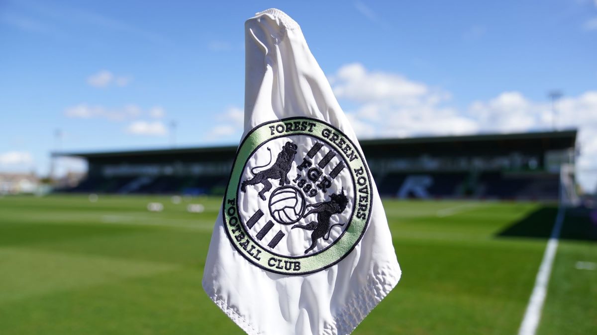 Forest Green Rovers corner flag