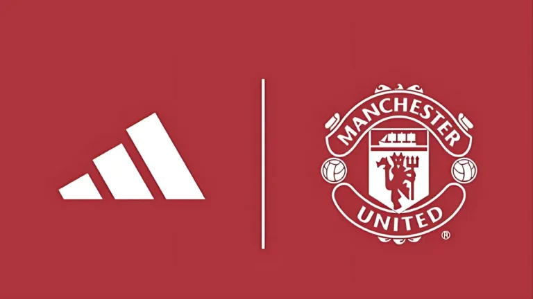 Adidas and Manchester United logo
