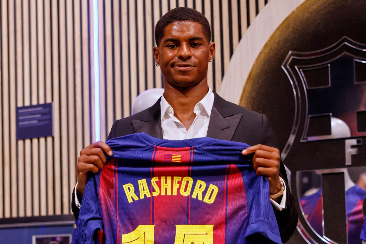Marcus Rashford Barcelona shirt