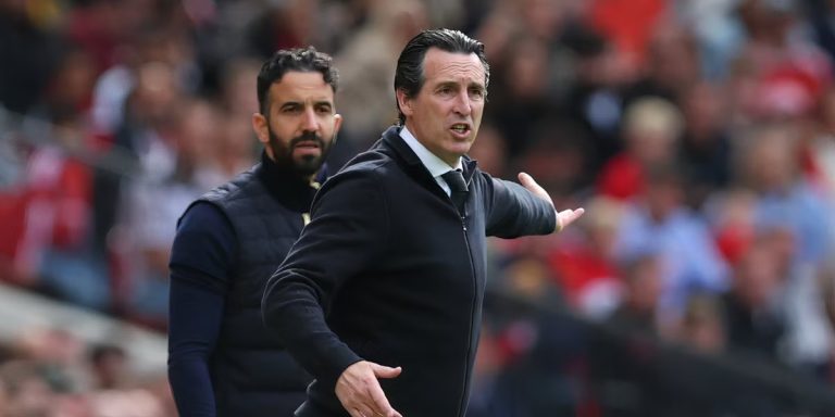 Unai Emery and Ruben Amorim