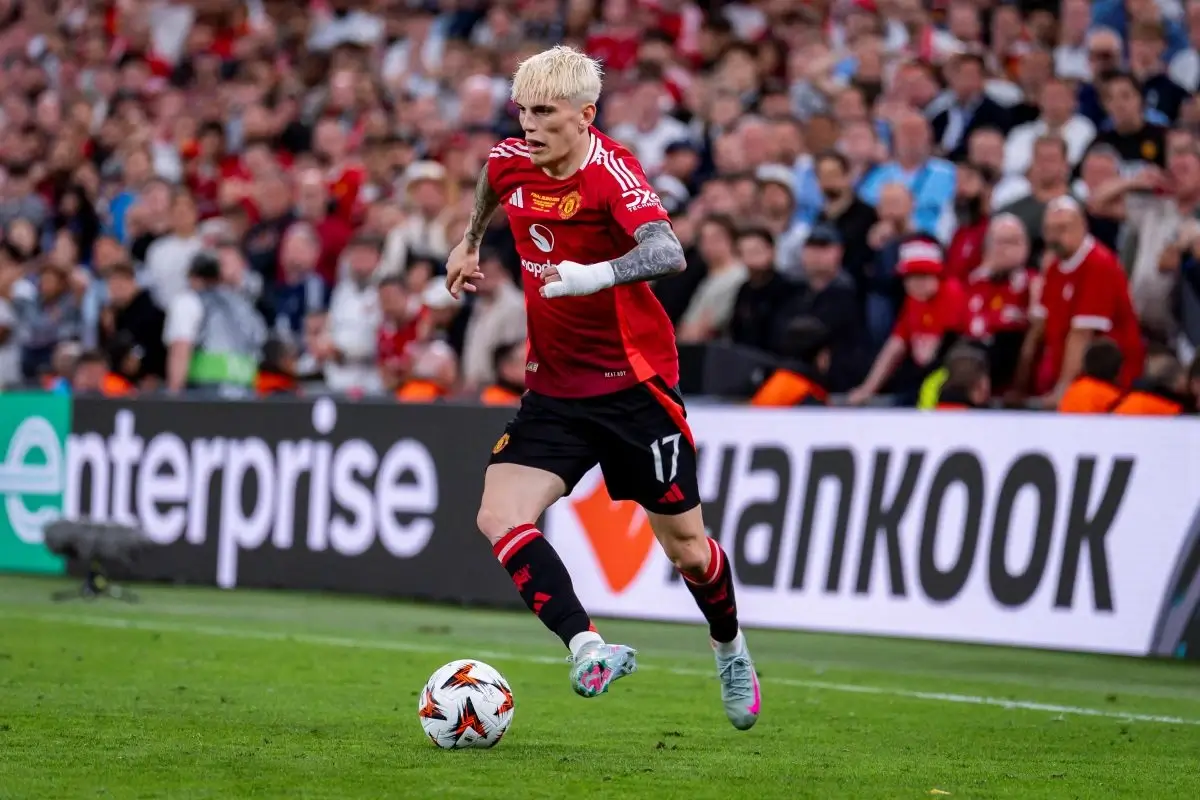 Alejandro Garnacho in play for Manchester United