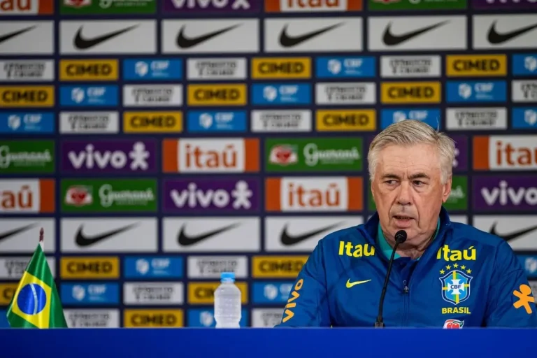 Brazil manager Carlo Ancelotti