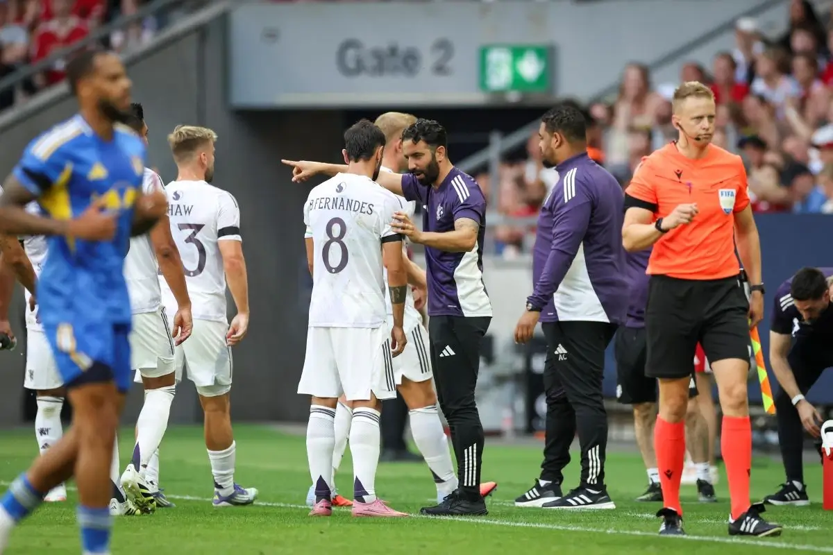 Bruno Fernandes and Ruben Amorim