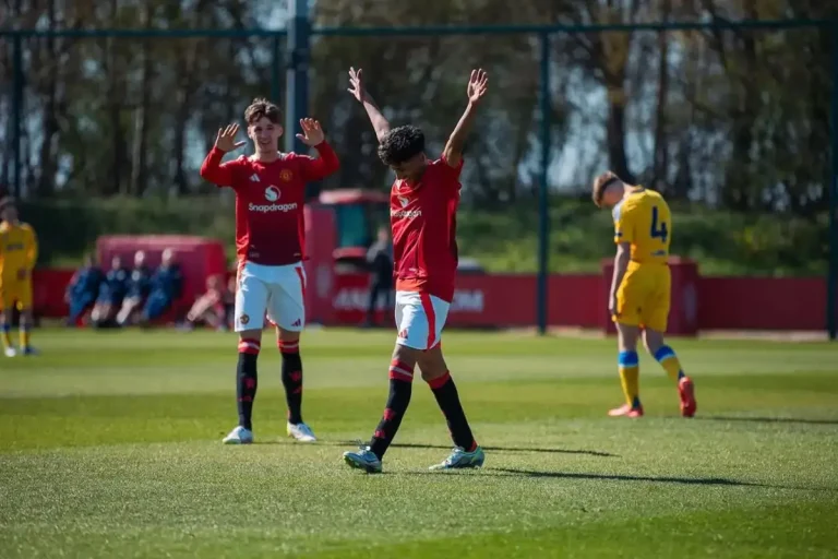 JJ Gabriel celebrates scoring goal