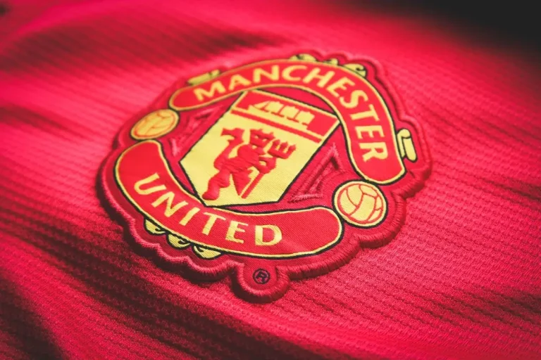 Manchester United crest on shirt